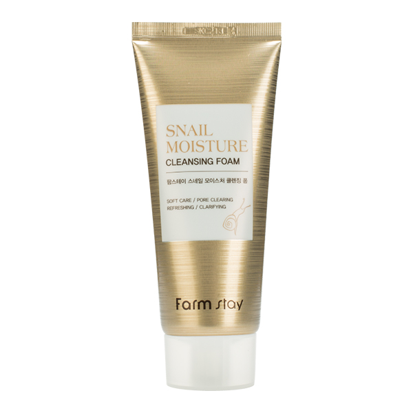Пенка для умывания с муцином улитки Farmstay Snail Moisture Cleansing Foam