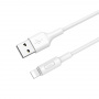 Кабель Hoco X25, lightning, 1 м, белый