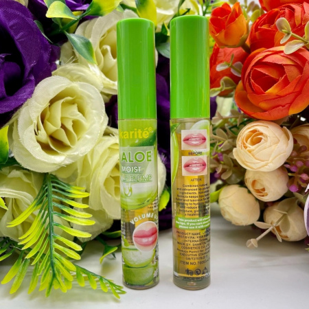 Увеличивающий объем Блеск для губ с экстрактом алое Karite Aloe Moist Lip Plump