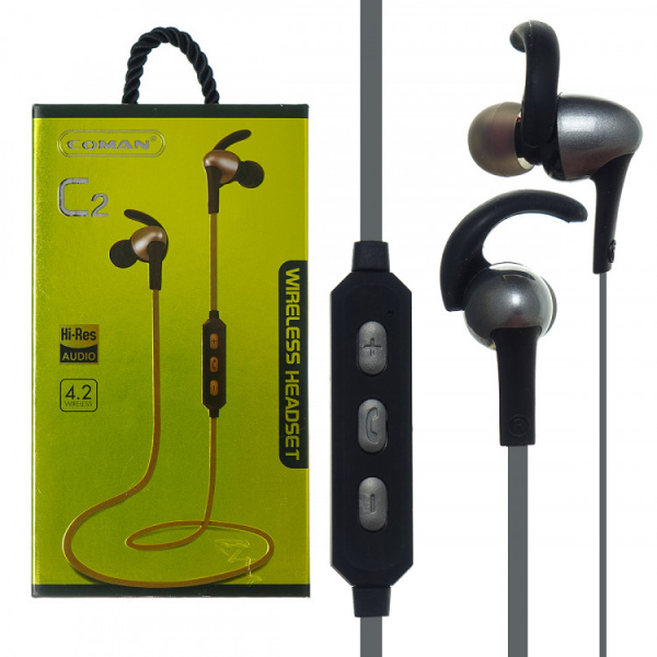 Bluetooth наушники Coman C2 Grey