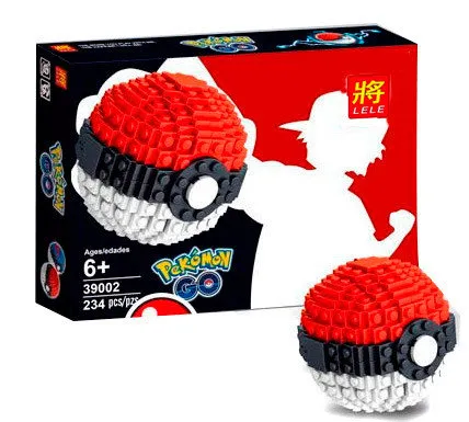 Конструктор Покемон Pokeball 234 детали Lele 39002 (красный))