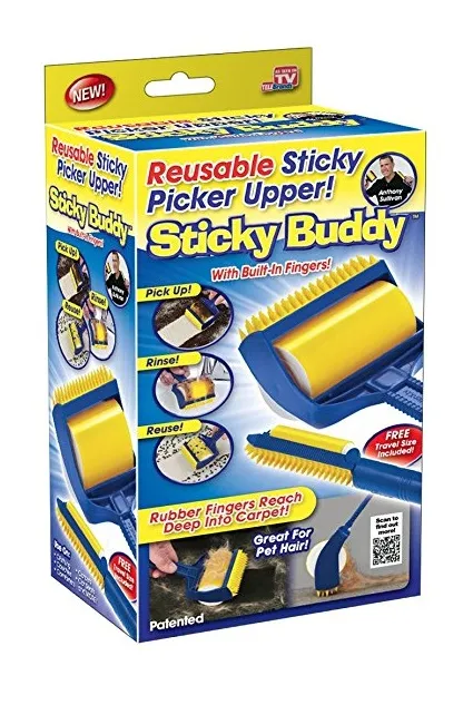 Липкие валики для уборки Sticky Buddy