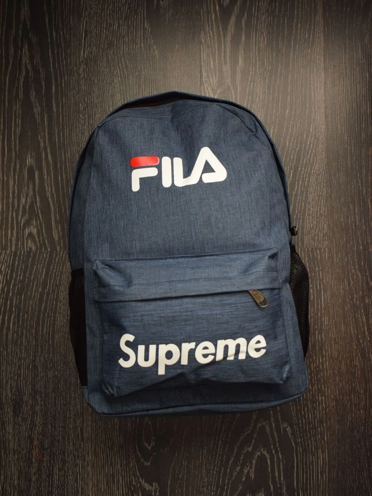 Рюкзак Supreme голубой